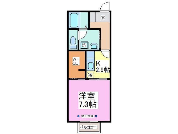 クレメント高砂の物件間取画像